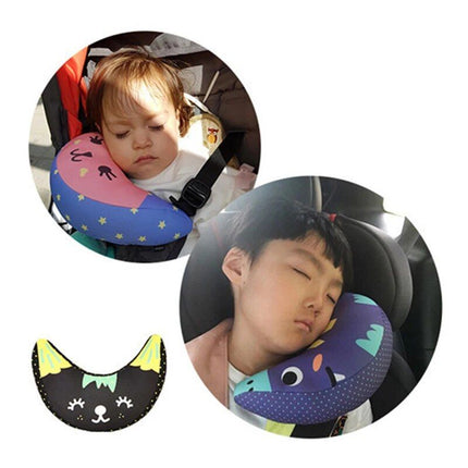 Soft Cotton Car Neck Pillow for Children - Premium Headrest Pad & Shoulder Support Cushion - Wnkrs