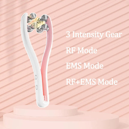 Y-Shape EMS Face Lifting Roller - Multifunctional Facial Massager & Skin Tightening Tool