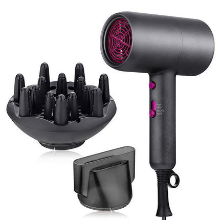 Anion Hair Dryer with Diffuser 1800W Electric Blow Dryer