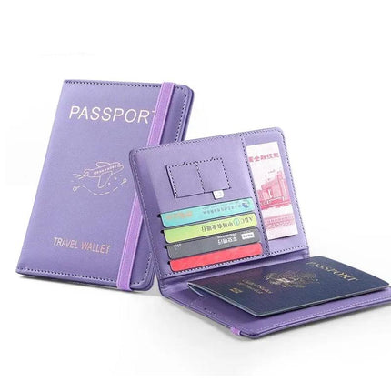 Étui pour passeport d'affaires RFID vintage