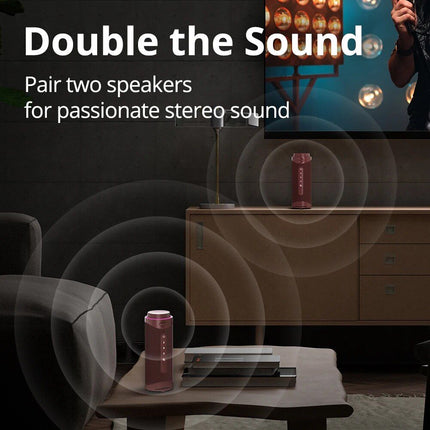 Portable 360° Surround Sound Bluetooth Speaker - Wnkrs