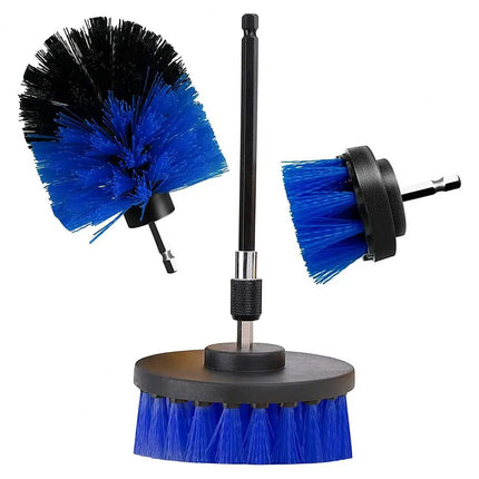 Ensemble de 4 brosses pour perceuse électrique avec rallonge