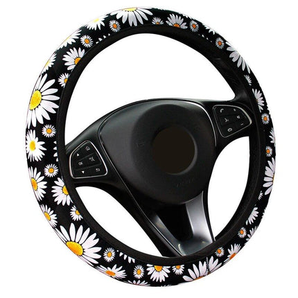 Universal Car Daisy Flower Steering Wheel Cover - Wnkrs