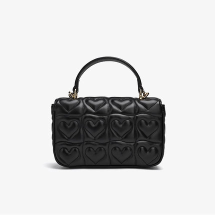 Sac à bandoulière en cuir fendu pour femme - Petit sac à main tendance