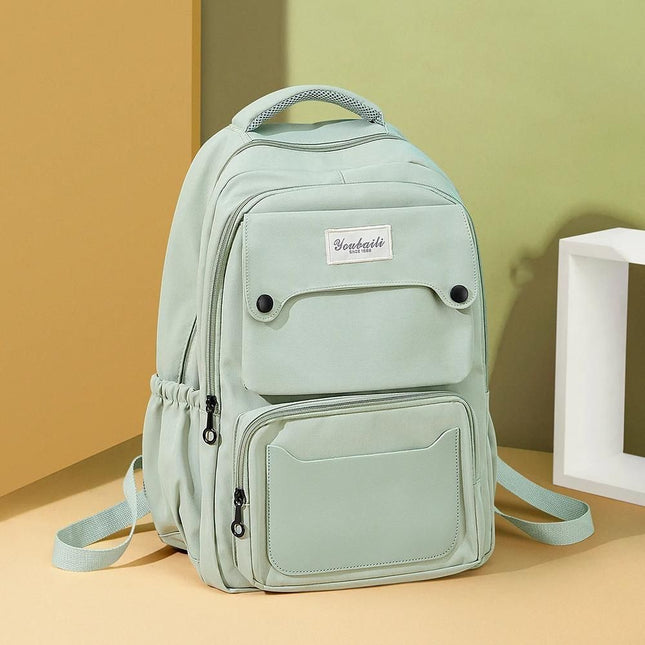 Mochila multifuncional de gran capacidad para computadora portátil de 15,6 pulgadas, moderna, para la escuela y los viajes