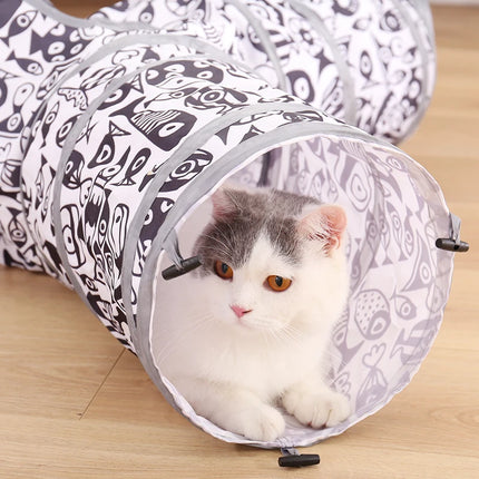 Túnel plegable para gatos