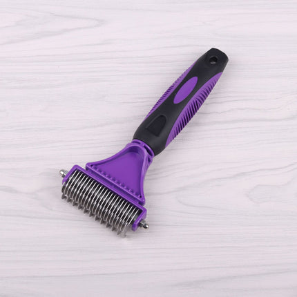 Brosse de toilettage en acier inoxydable pour chiens et chats