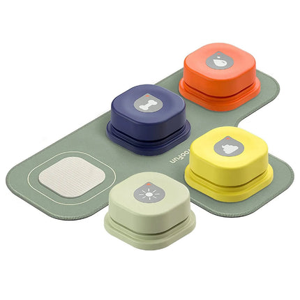 Interactive Dog Communication Button with Non-Skid Mat - Wnkrs