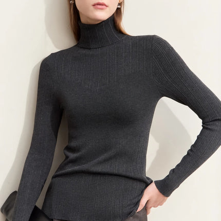 Pull col roulé élégant pour l'automne