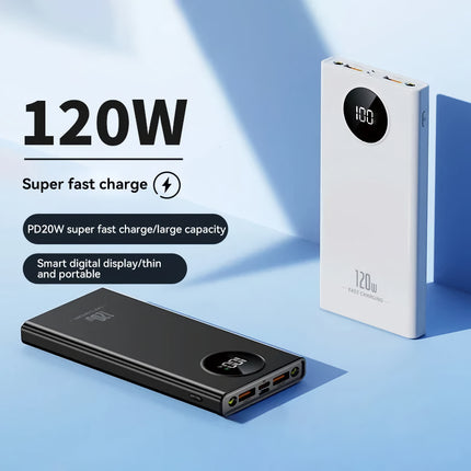 Batterie externe à charge ultra rapide de 120 W pour tous les appareils