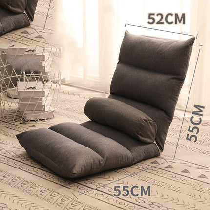 Bed Backrest Floor Small Sofa Folding Single Bay Window Computer Recliner - Wnkrs