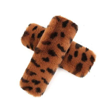 Luxurious Leopard Print Car Seat Belt Shoulder Pad - Wnkrs