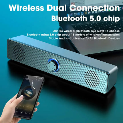 Barra de sonido inalámbrica Bluetooth para PC