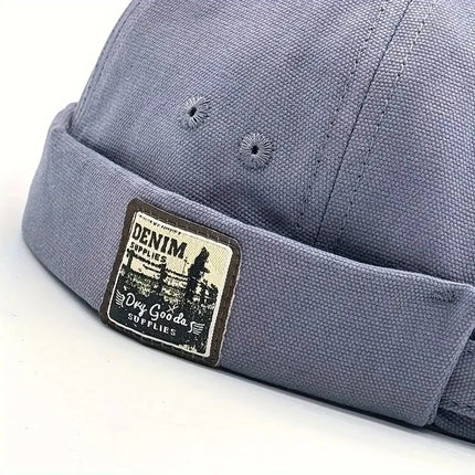 Gorra estilo melón sin visera vintage