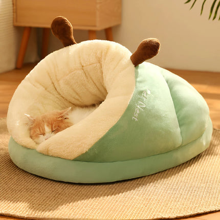 Canapé-lit en peluche confortable pour chien - Niche chaude pour animaux de petite et moyenne taille