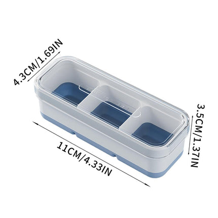 Square Ice Cube Tray with Lid for Perfect Cocktails