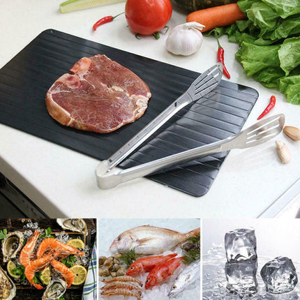 Fast Defrost Tray Fast Thaw Frozen Food Meat Fruit Quick Defrosting Plate Board Defrost Tray Thaw Master Kitchen Gadgets - Wnkrs
