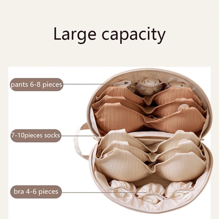 Bolsa organizadora compacta de viaje para ropa interior y lencería
