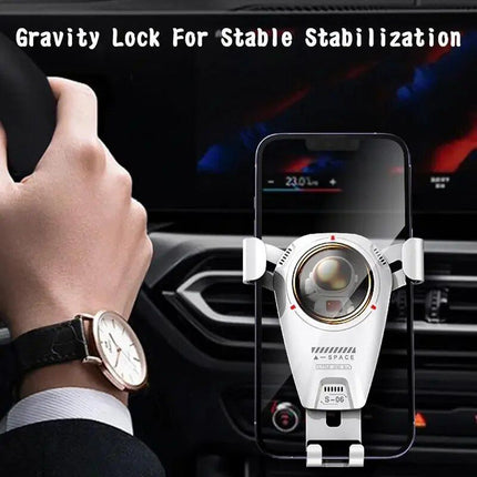 360° Rotatable Spaceman Smart Car Vent Mount for 4.7-7.2 inch Smartphones - Wnkrs