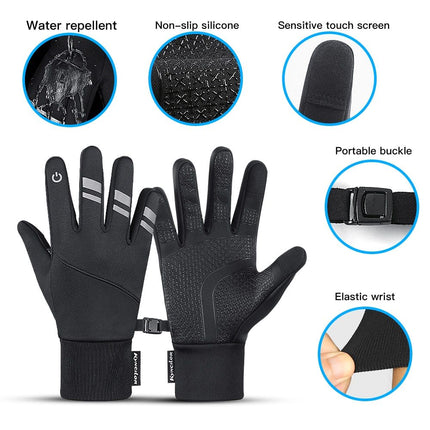 All-Season Reflective Touchscreen Thermal Gloves - Wnkrs