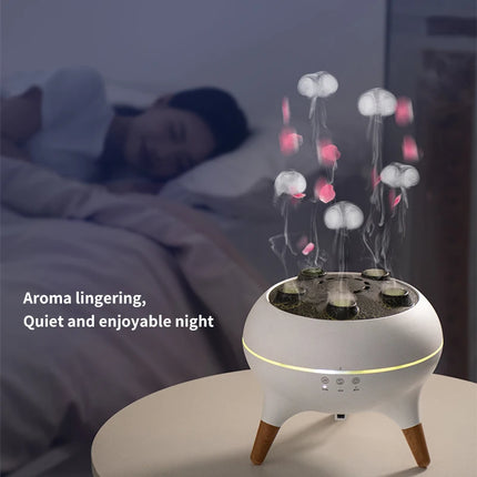 Jellyfish Humidifier and Aroma Diffuser with Night Lamp