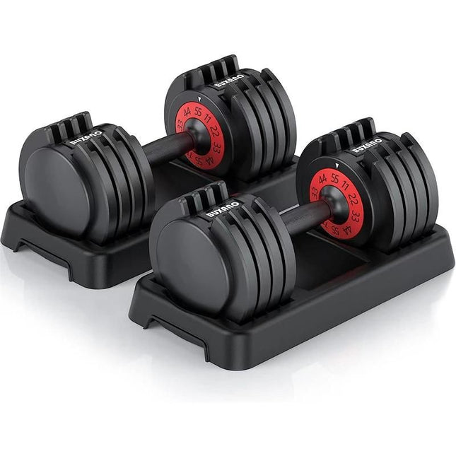 Versatile 55LB Adjustable Dumbbell - Wnkrs