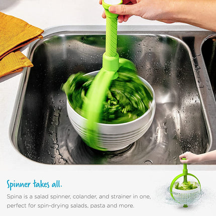 New Salad Spinner Scratch Resistant Nylon Spinning Colander - Wnkrs