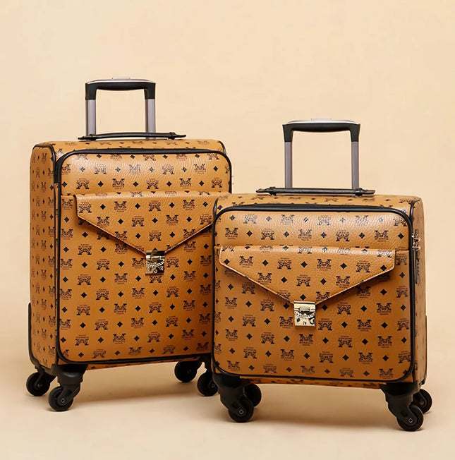 Valise à roulettes légère 14" / 18" - Valises de voyage élégantes pour femmes