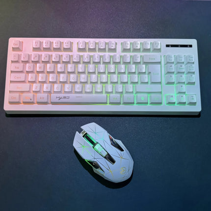 Wireless 87-Key Gaming Keyboard and Mouse Combo