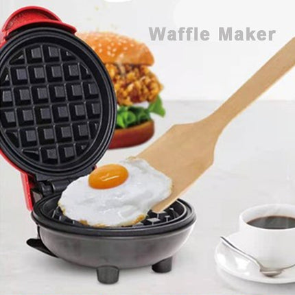 Electric Waffle Maker Machine EU Plug Mini Eggette Breakfast Pot Pan Bubble Egg Cake Oven Waffle Molds - Wnkrs