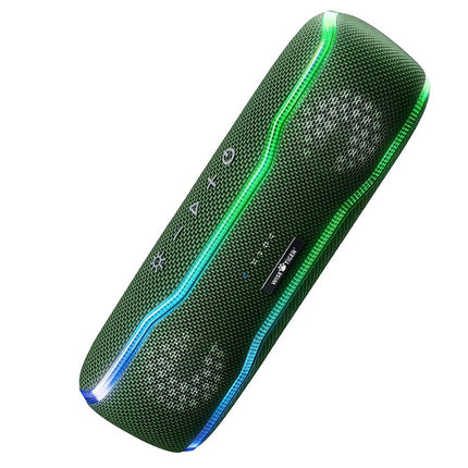 Bluetooth Speaker — Outdoor IPX7 Waterproof 25W Loudspeaker with Cool Pulsing Lights and Stereo Surround Sound