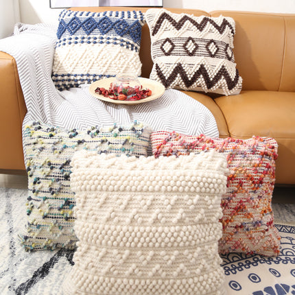 Ethnic Moroccan Style Hand-woven Wool Pillow - Wnkrs