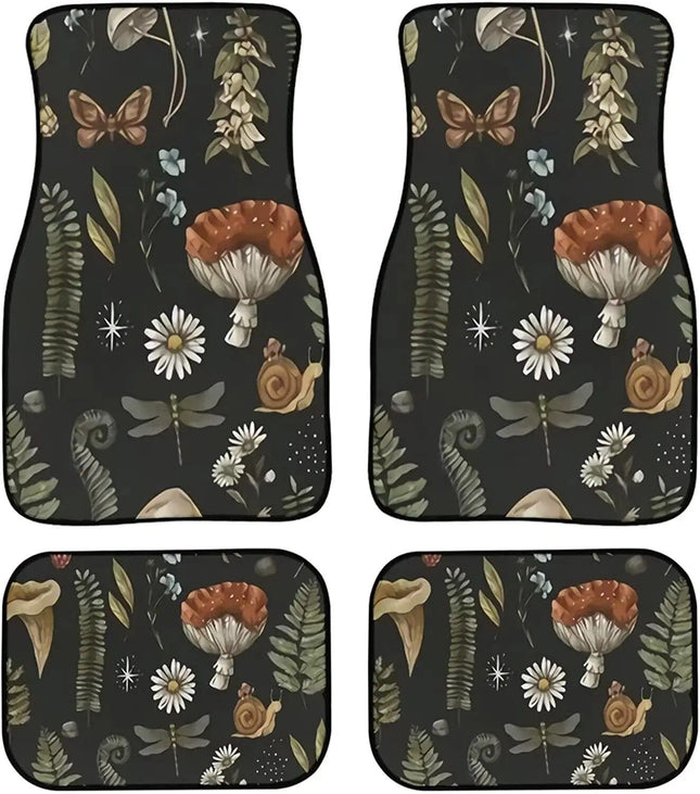 Universal Mushroom Design Car Floor Mats - Wnkrs