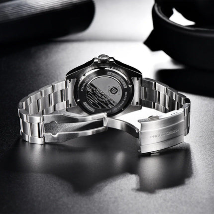 Elegant 42mm GMT Automatic Mechanical Watch with Sapphire Crystal - Wnkrs