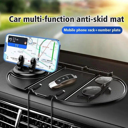 Universal Silicone Car Dashboard Anti-Slip Mat with Phone Holder - Wnkrs