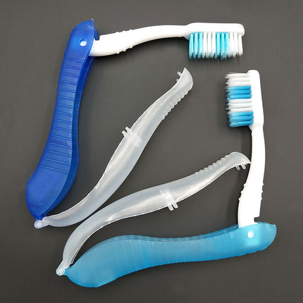 Brosse à dents de voyage pliable et portable pour le camping et la randonnée