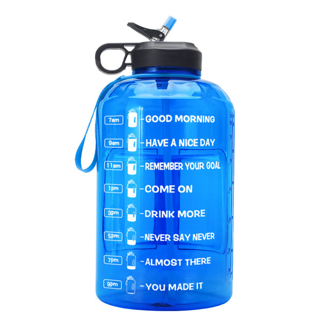 1 Gallon Plastic Large Capacity Sports Bottle - Wnkrs