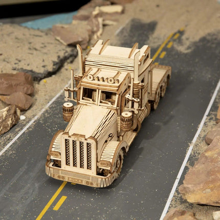 3D Wooden Puzzle Model Kit - Heavy Truck - Wnkrs