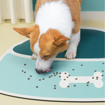 Tapis d'alimentation absorbant pour chiens et chats