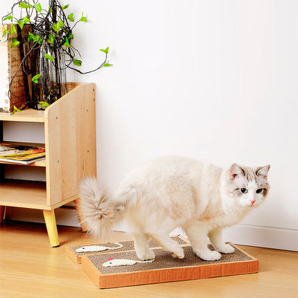 Alfombrilla para rascar y protector de muebles para gatos