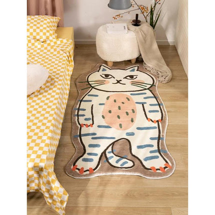 Tapis de décoration de salon de dessin animé - Motif de chat mignon