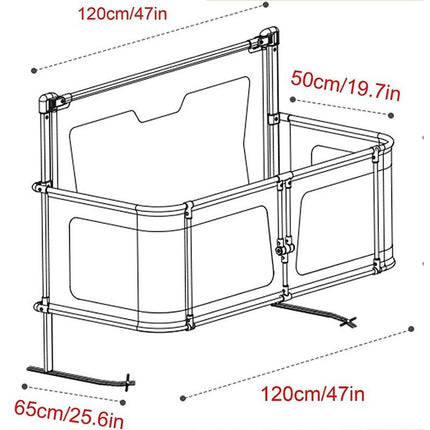 Compact and Versatile Baby Crib - Wnkrs