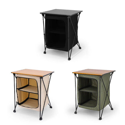 Compact 2-in-1 Outdoor Folding Table & Storage Box - Wnkrs