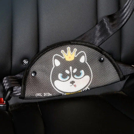 Kids Cartoon Safety Car Seat Belt Cushion and Adjuster Set - Wnkrs