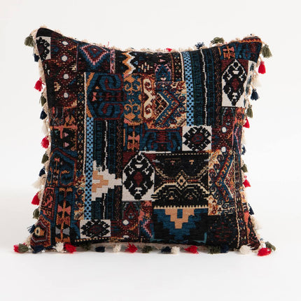 Moroccan Boho Tassel Cushion Covers for Sofa and Bed