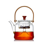 Steaming teapot