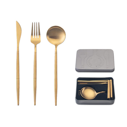 stainless steel portable cutlery set - Wnkrs