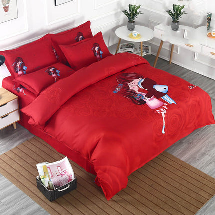 Four-piece sanded bed sheet - Wnkrs