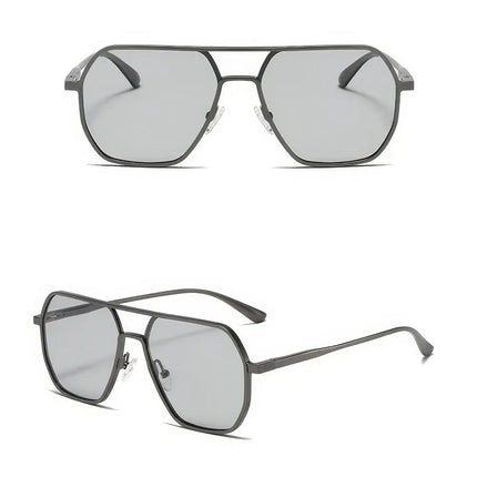 Luxury Metal Photochromic Sunglasses