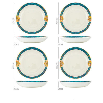 Dinner Plates Ceramic Steak Plate Web Porcelain - Wnkrs